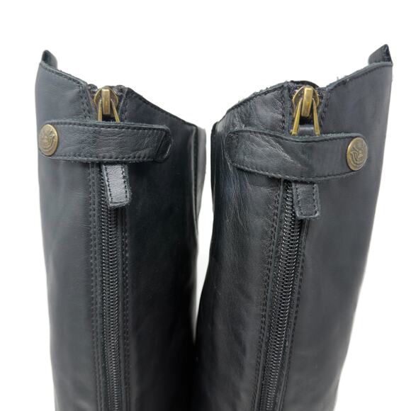 Sam Edelman Penny Riding Boot Womens size 7 Black Leather - Picture 7 of 16